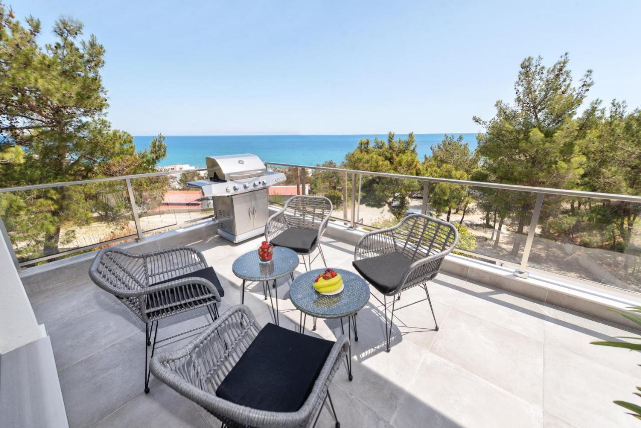 Апартаменти Anastasios House Stegna - Up Floor Арханґелос Екстер'єр фото